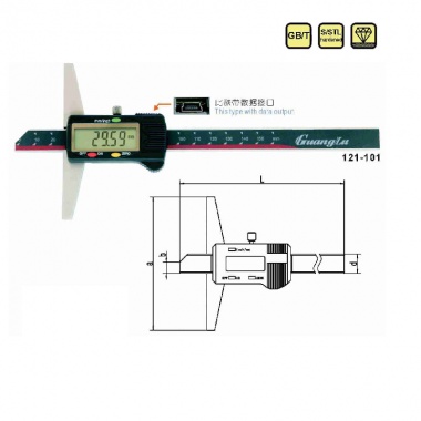 数显深度尺