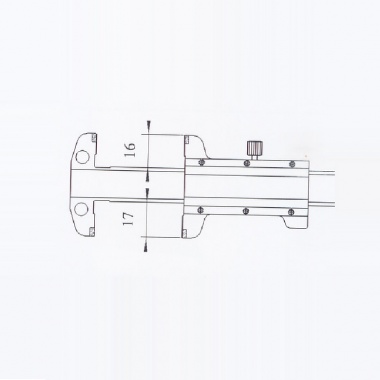 轨头轨距线宽专用游标卡尺(非标定制)