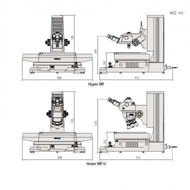 Hyper MF/MF-U 176系列——高精度测量显微镜