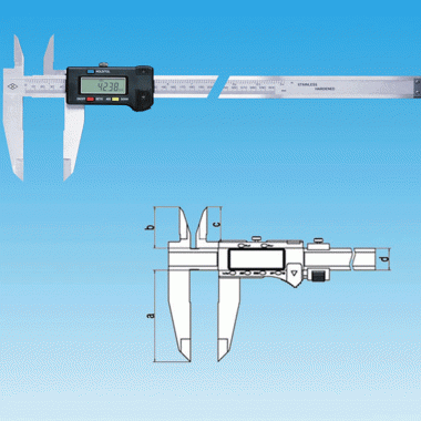 双刀爪数显卡尺