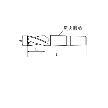 莫氏锥柄长刃键槽铣刀